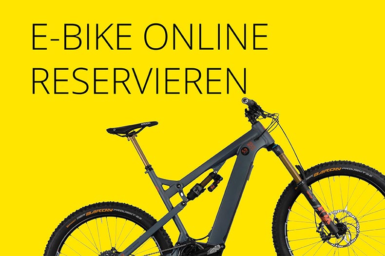 E-BIKE ONLINE RESERVIEREN